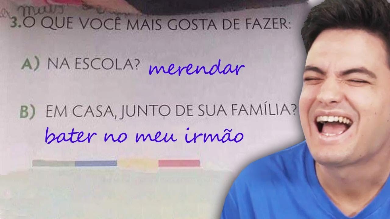 RESPOSTAS DE PROVAS MAIS ENGRAÇADAS [+10]