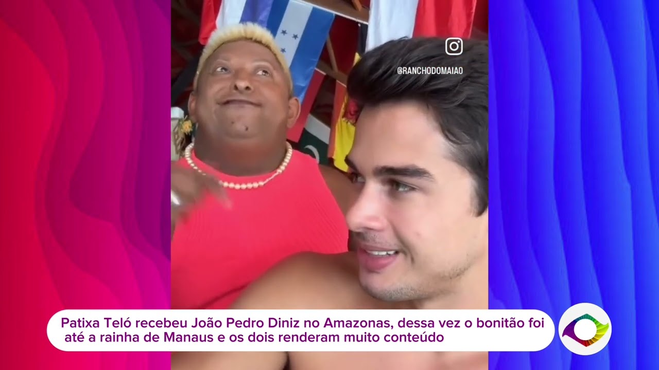 Patixa Teló | João Pedro Diniz visitou a rainha de Manaus