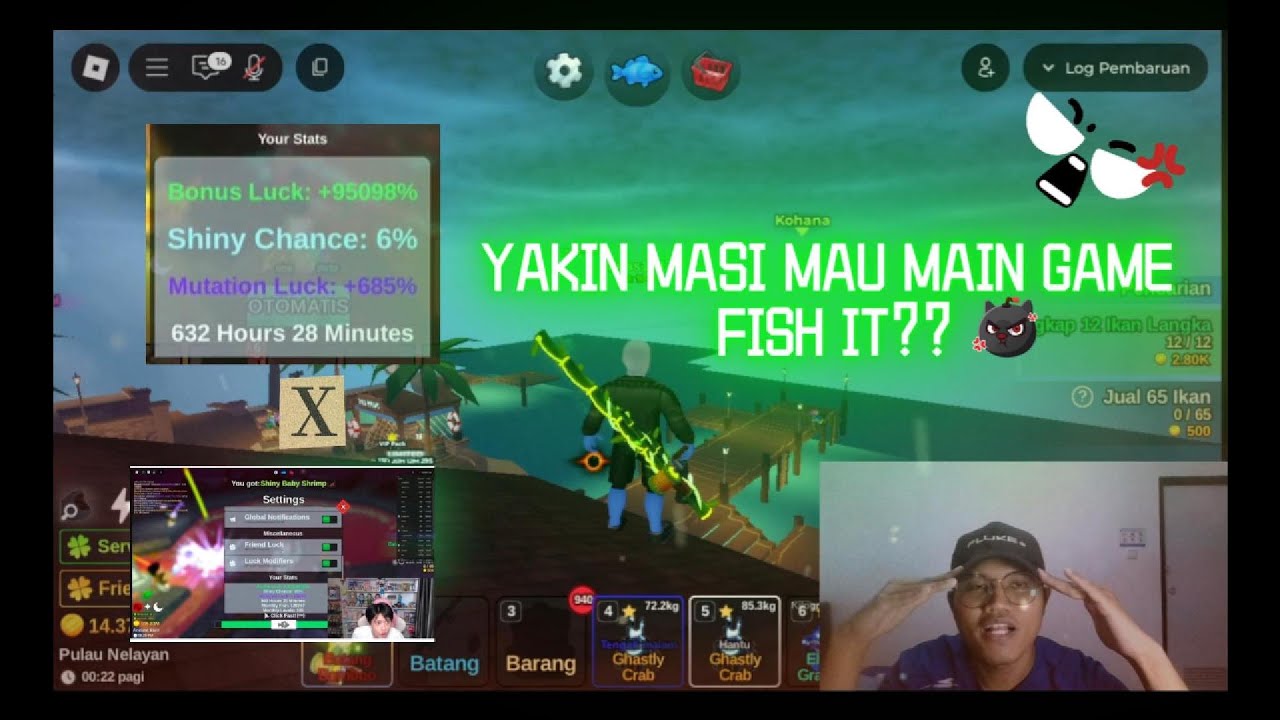 GUA VAKUM FISH IT !! KALIAN GIMANA ?? TONTON DULU !!