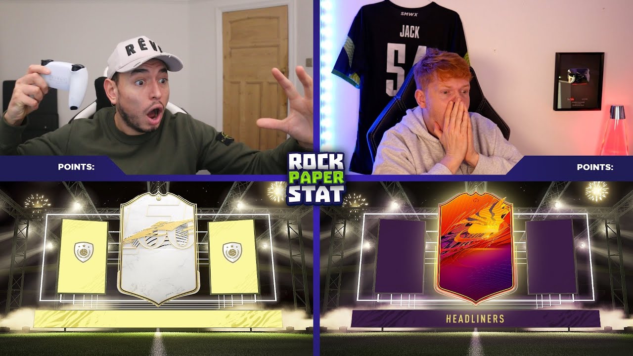 OMFG OUR BEST BASE OR MID ICON PACK YET!!! INSANE ROCK PAPER STAT vs Jack54!!! (FIFA 21)