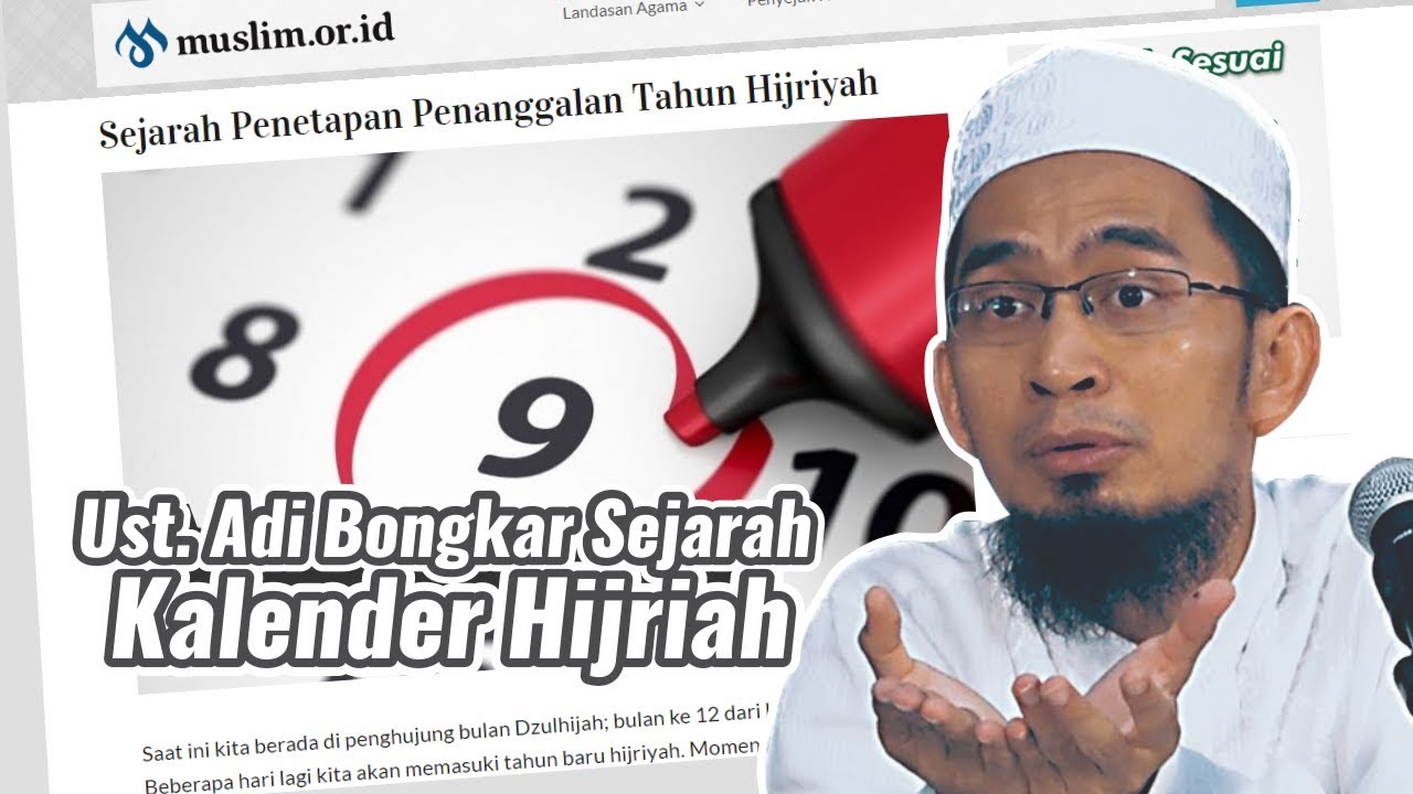 JARANG DIKETAHUI !! Ust. Adi Hidayat Bongkar Sejarah Kalender Hijriah