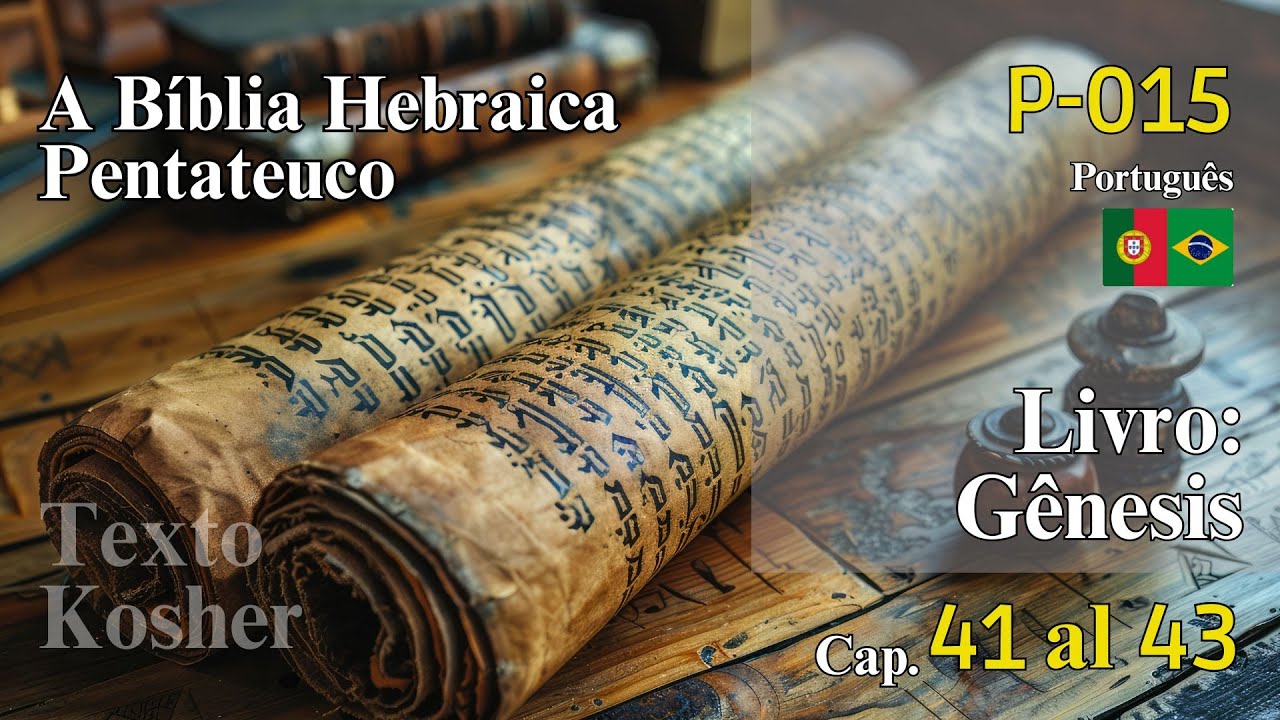 P-015 - A BÍBLIA HEBRAICA (Português) – GÊNESIS CAP: 41 al 43