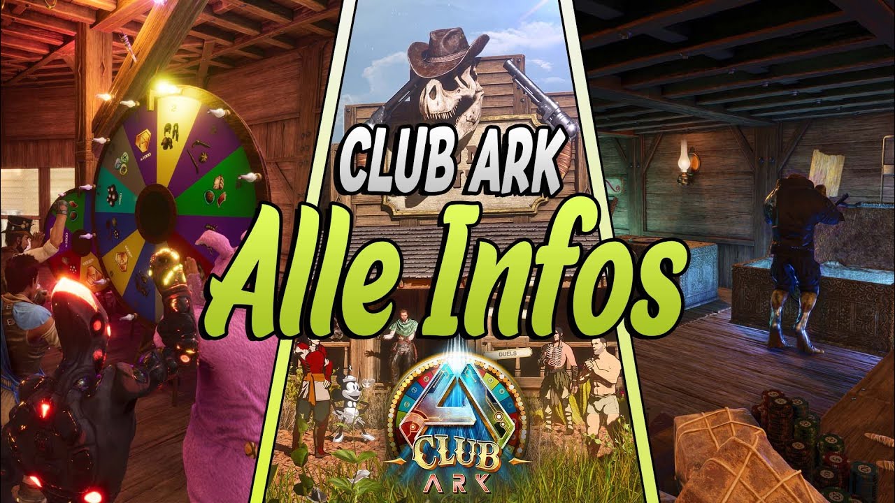 Alle Infos zum Club ARK ! Lootboxen - Minigames - Gegenstände verdienen - Server - Tribes