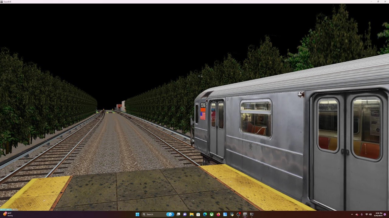 OpenBVE Rare: R62 (5) Train to Eastchester-Dyre Av