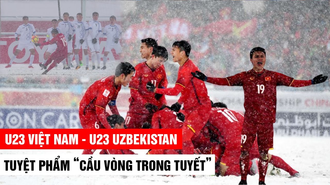 U23 VIệt Nam - U23 Uzbekistan | Quang Hải với Tuyệt phẩm 