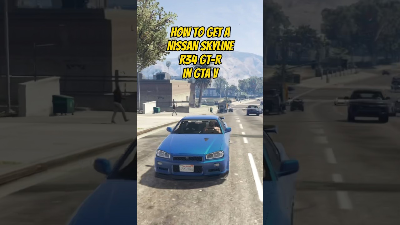 How to get a Nissan Skyline R34 GT-R in GTA V