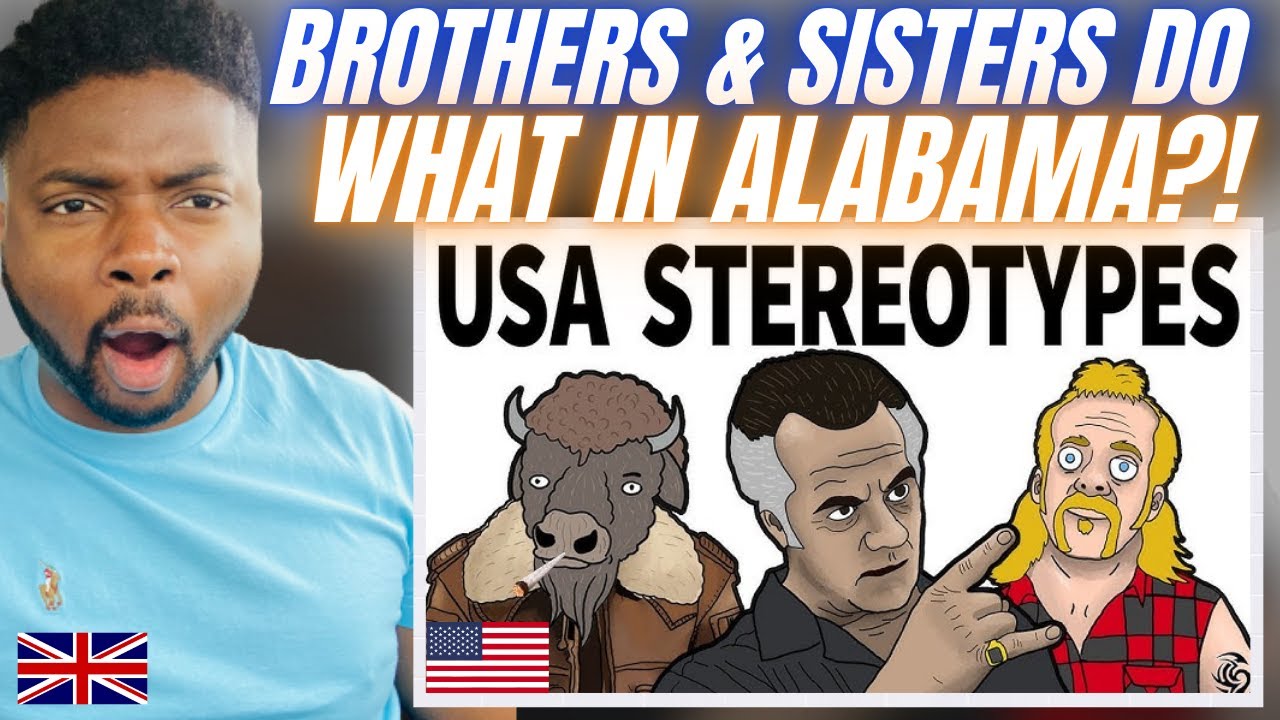 ALL 50 STATE STEREOTYPES EXPLAINED! - Brit Reacts