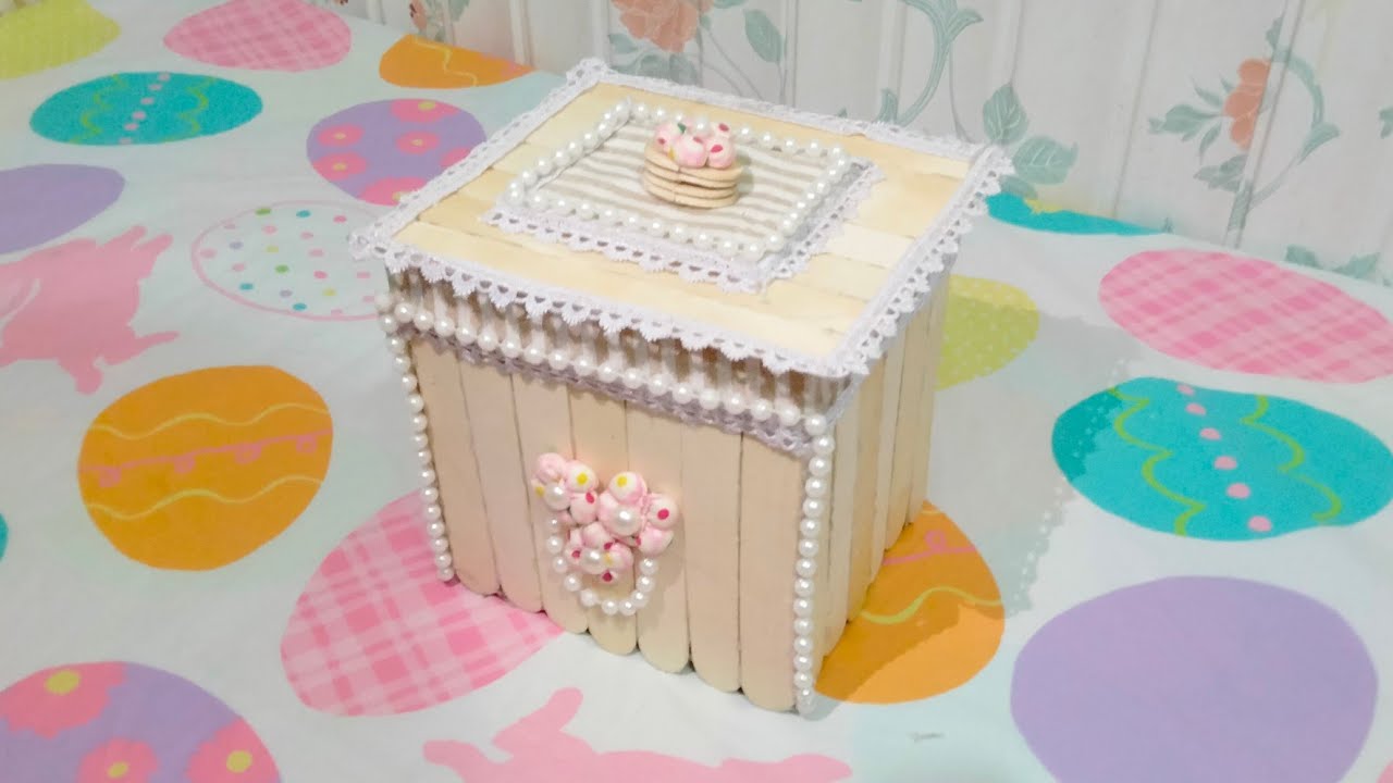 Popsicle sticks useful box