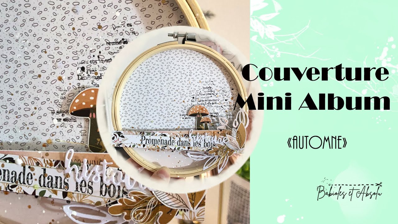 TUTO SCRAPBOOKING // 1 //  Couverture MINI ALBUM 