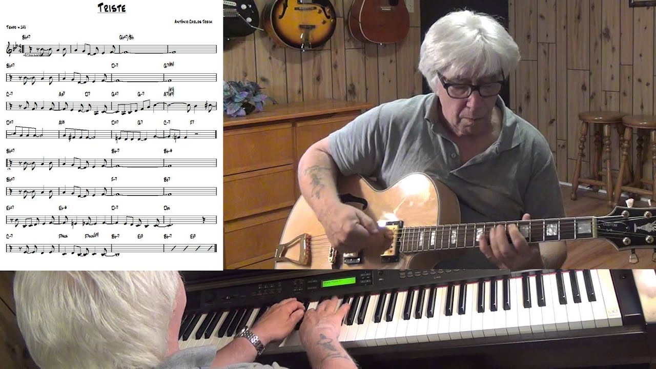Triste - Jazz bossa guitar & piano cover - Yvan Jacques