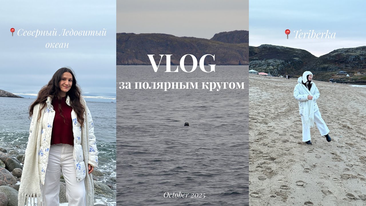 VLOG за полярным кругом: Териберка, поиск китов, пробуем морепродукты, ледокол Ленин