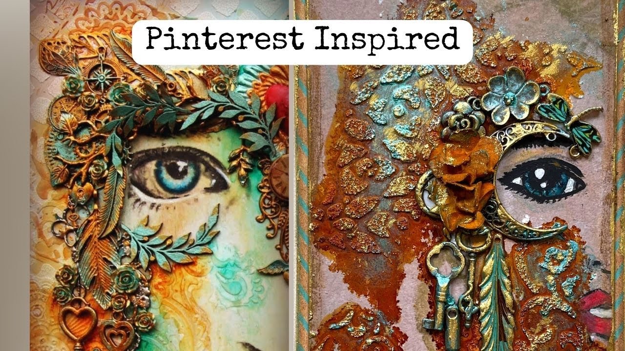 Pinterest Inspired– How To Make It Your Own! Creating a Mixed Media Tag