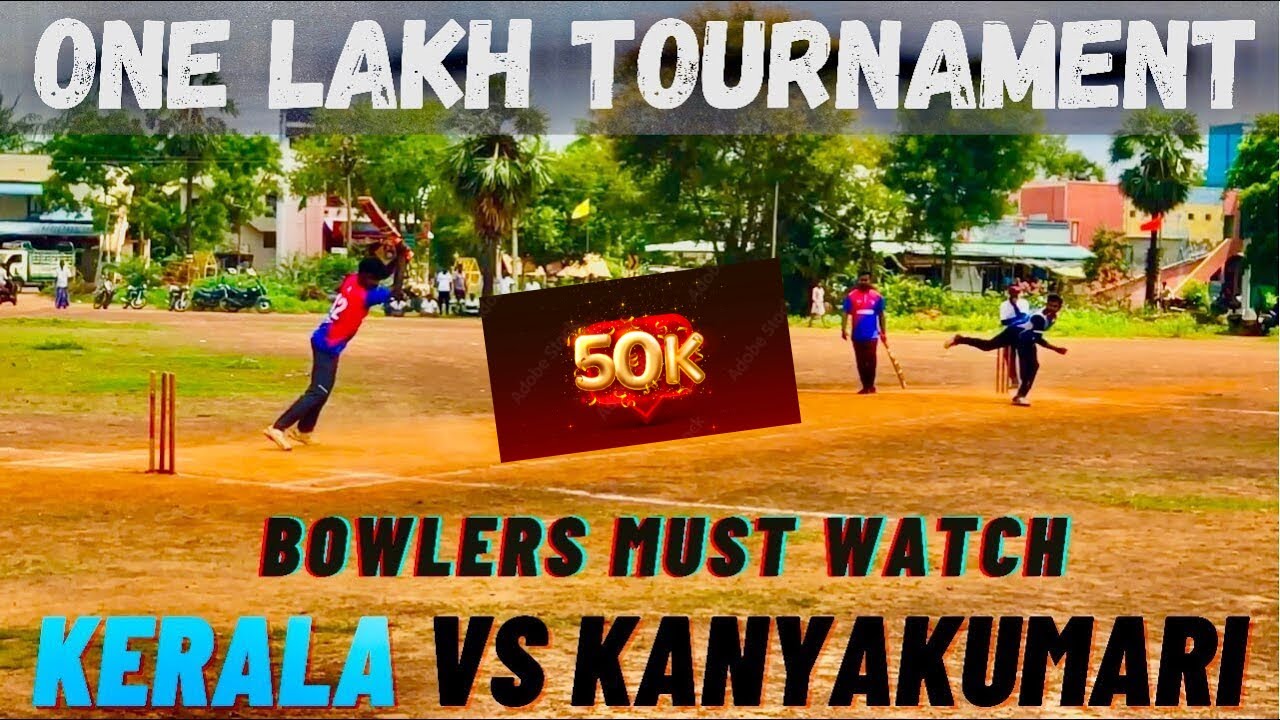 cricket | 1 Lakh Tournament | Kerala Vs Kanyakumari | Bowlers  Must Watch |Thrilling Finish| t20live