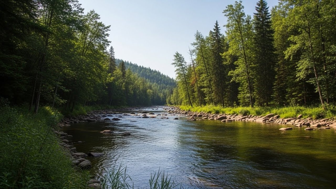 River and Forest Sounds 🌿🌊 Calm Nature Ambience for Relaxation and Focus #2947