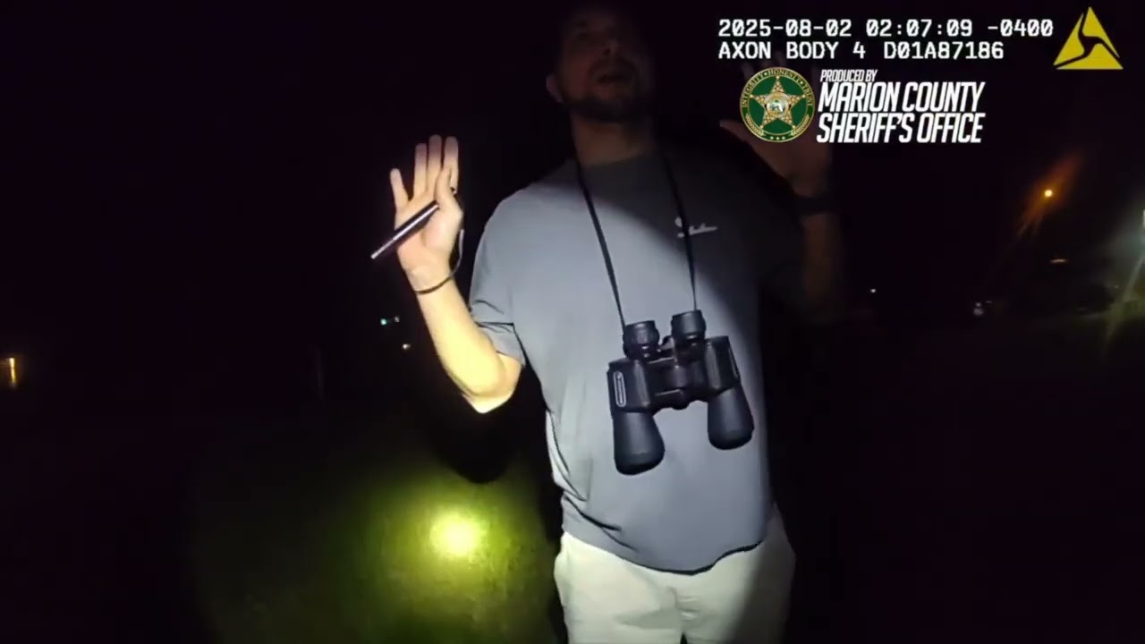 ‘Bored’ Ocala man points green laser at MCSO helicopter