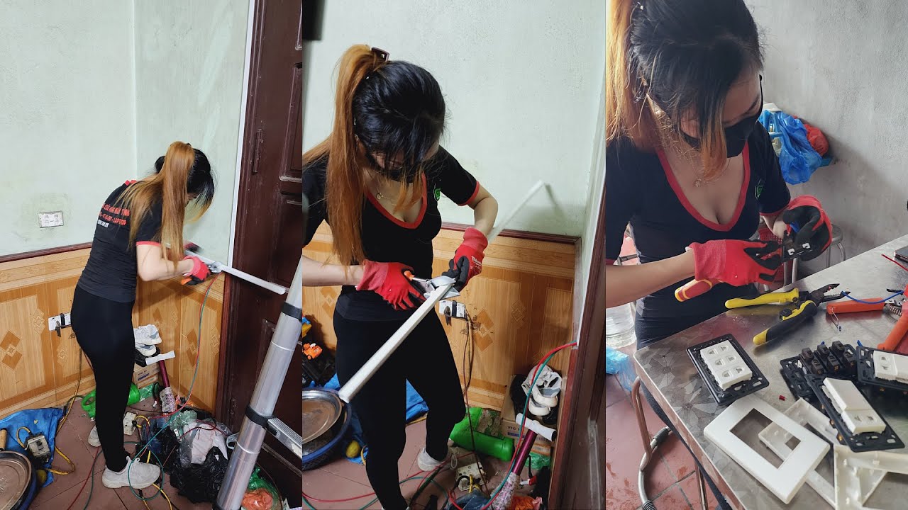Khi Thợ Nữ Camera (CCTV)làm cả Điện và cái kết|When the Camera Woman (CCTV) does all the electricity