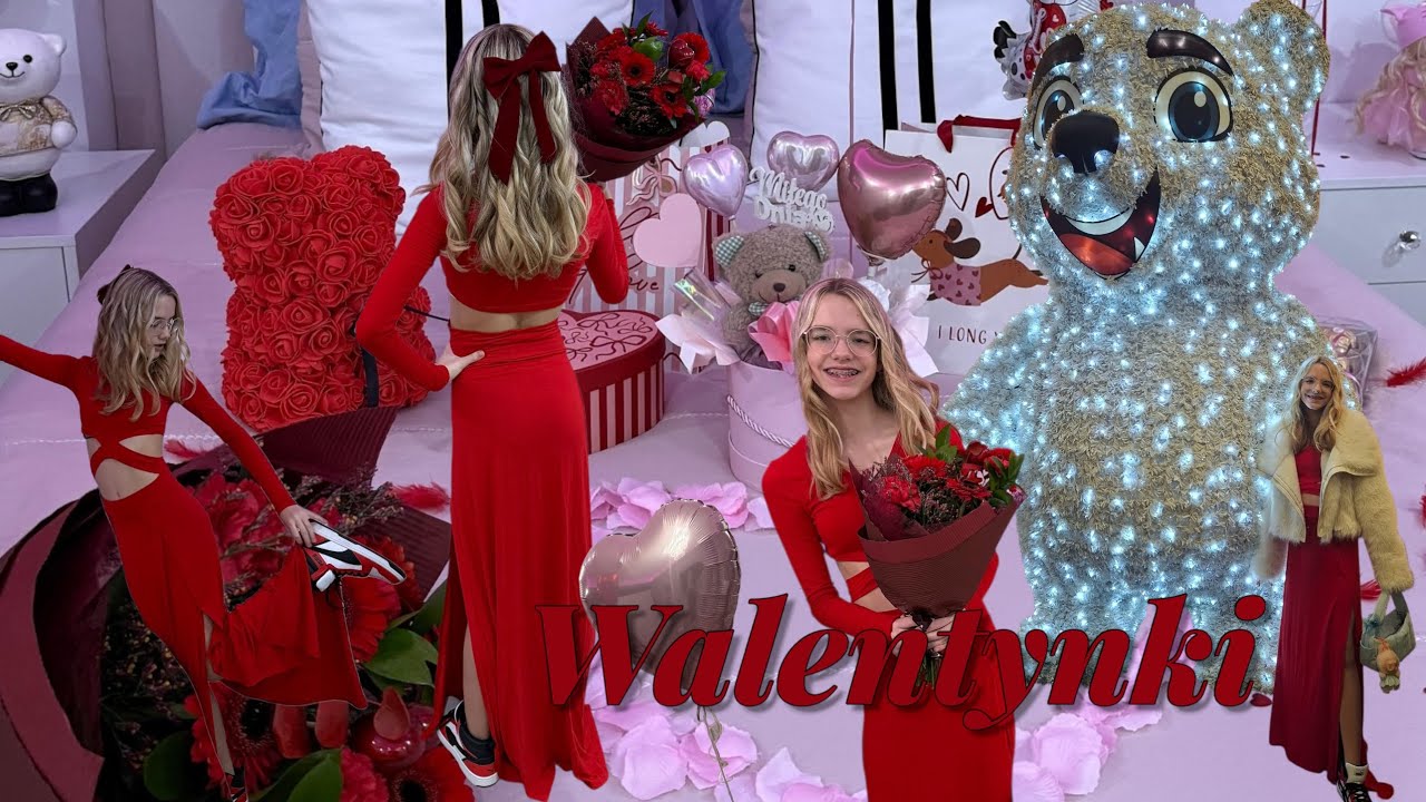 ❤️Walentynkowy Vlog😘✌️#walentynki #vlog #grwm #rose #prezent #dance 