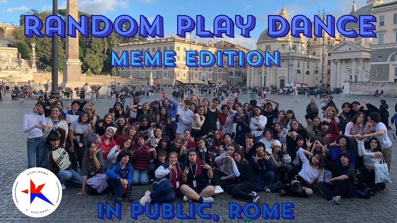[KPOP IN PUBLIC] RANDOM PLAY DANCE MEME ROMA  - 랜덤플레이댄스 in ITALY [NOVEMBER] pt.1