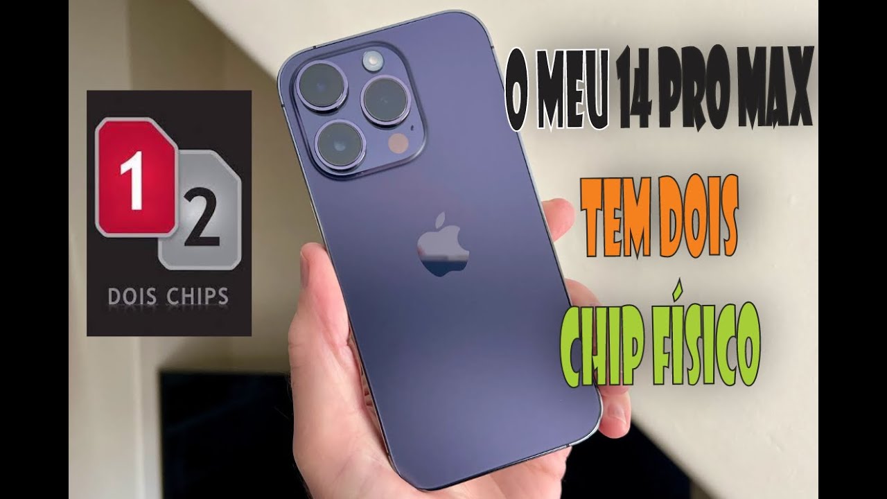 IPHONE 14 PRO MAX COM DOIS CHIPS FÍSICOS