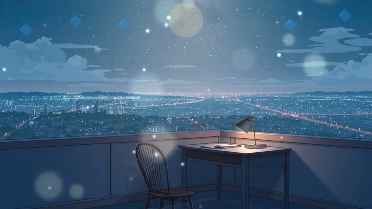 🌌 Midnight City Lofi – Calm Study & Relaxation Beats (1 Hour) 🌃