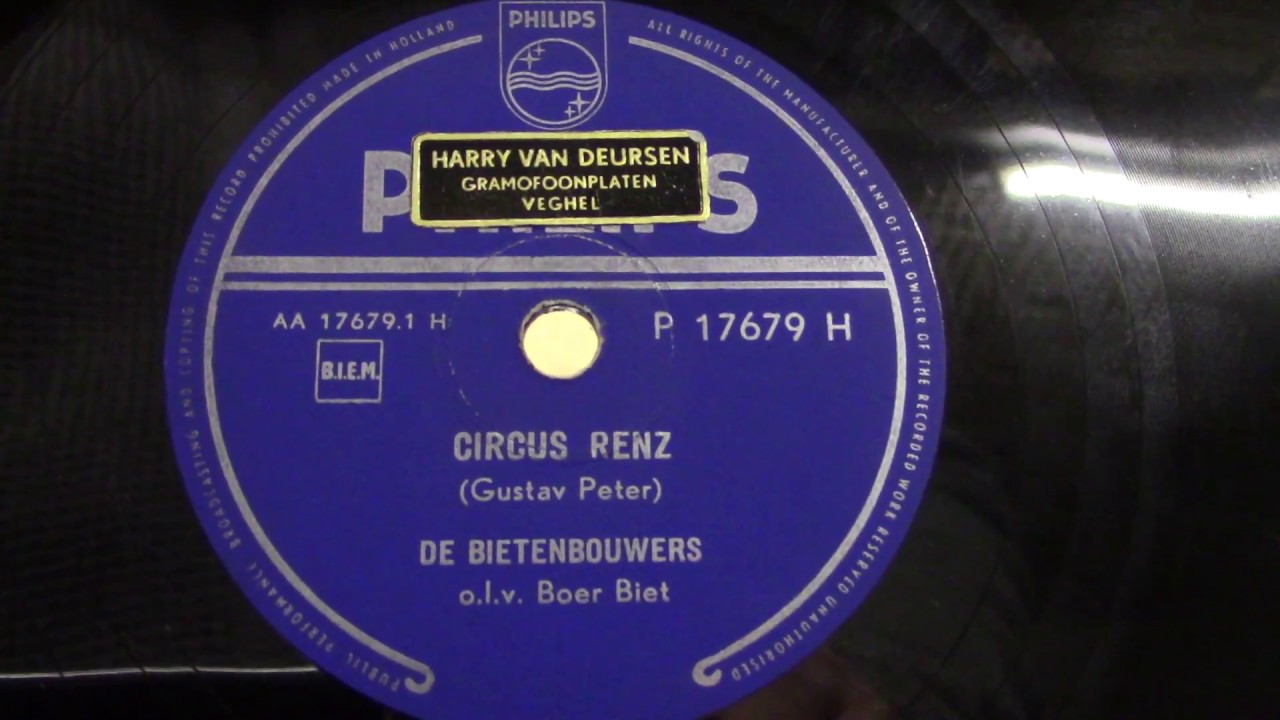 De Bietenbouwers o.l.v. Boer Biet: Circus Renz.  (ca 1954).