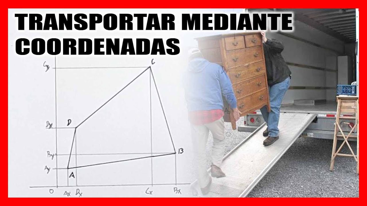 Transportar un POLÍGONO mediante coordenadas | copiar polígono por coordenadas