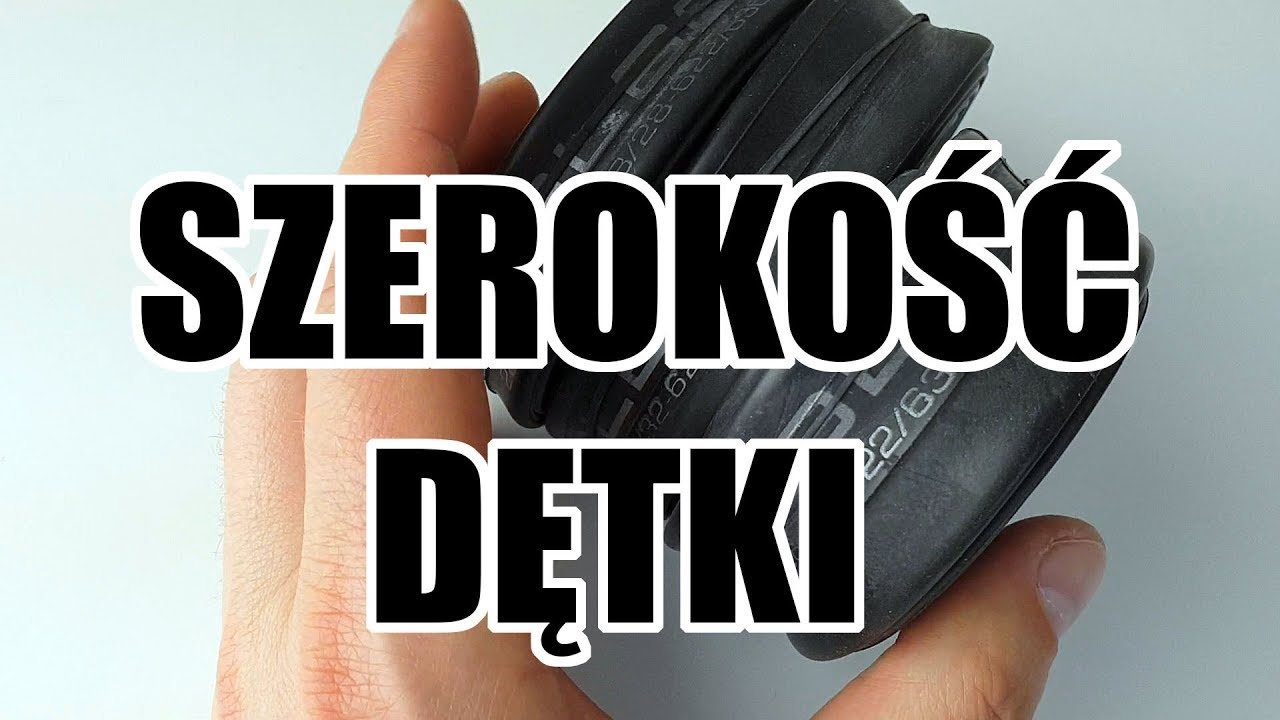 Szerokość dętki rowerowej a łapanie przebić