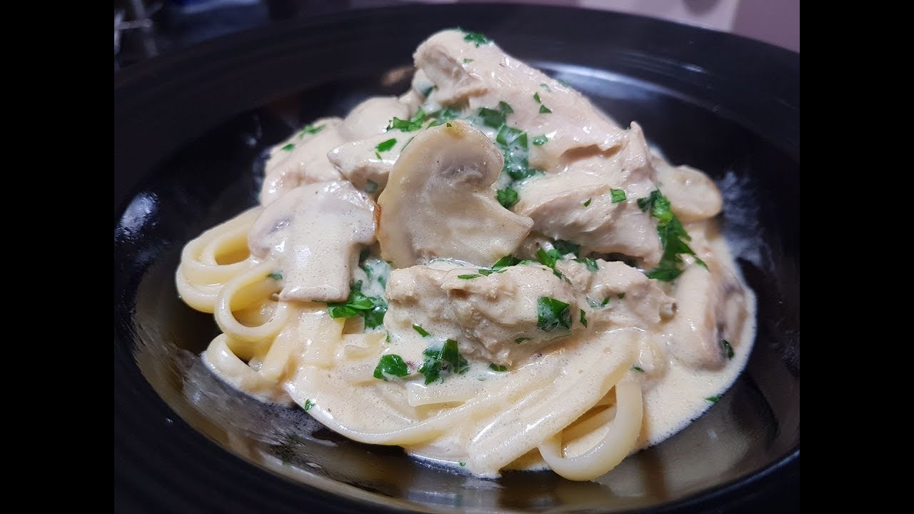 Easy Pheasant Recipe. Creamy Mushroom And Pheasant Pasta. #SRP