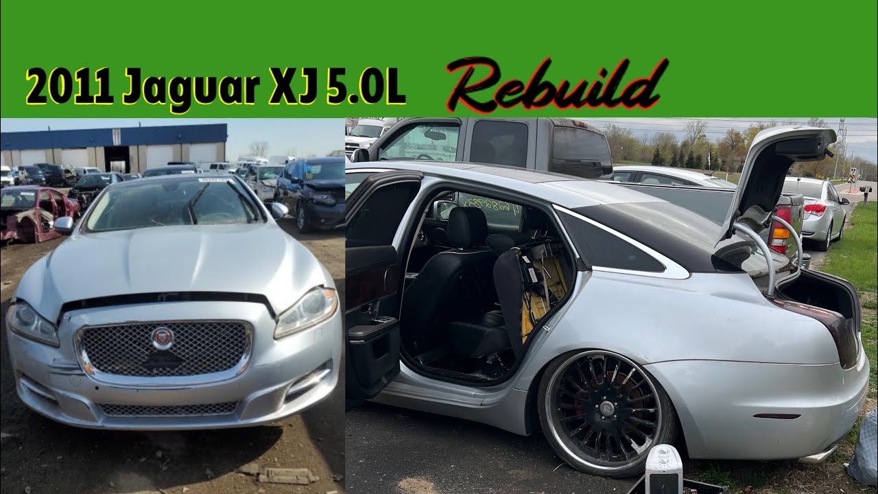 2011 Jaguar XJ 5.0l Salvage Auction Rebuild Part-3