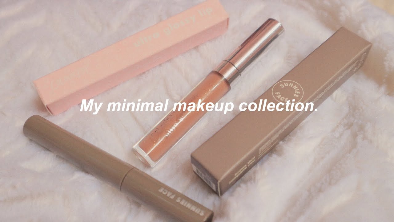 My minimal makeup collection 🍑