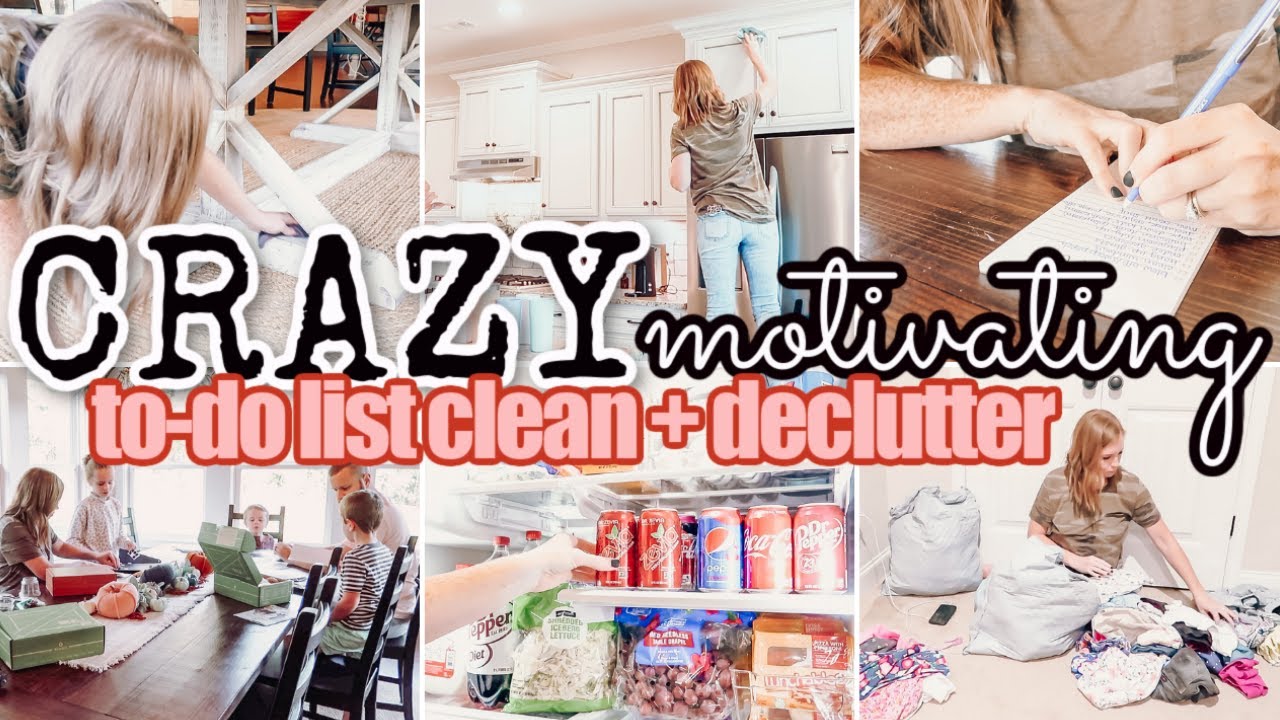 CRAZY MOTIVATING CLEAN + DECLUTTER | TACKLING MY TO-DO LIST