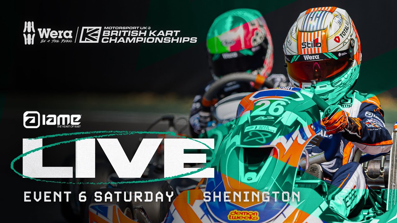 2024 Wera Tools British Kart Championships LIVE | Shenington, Event 6 | Saturday