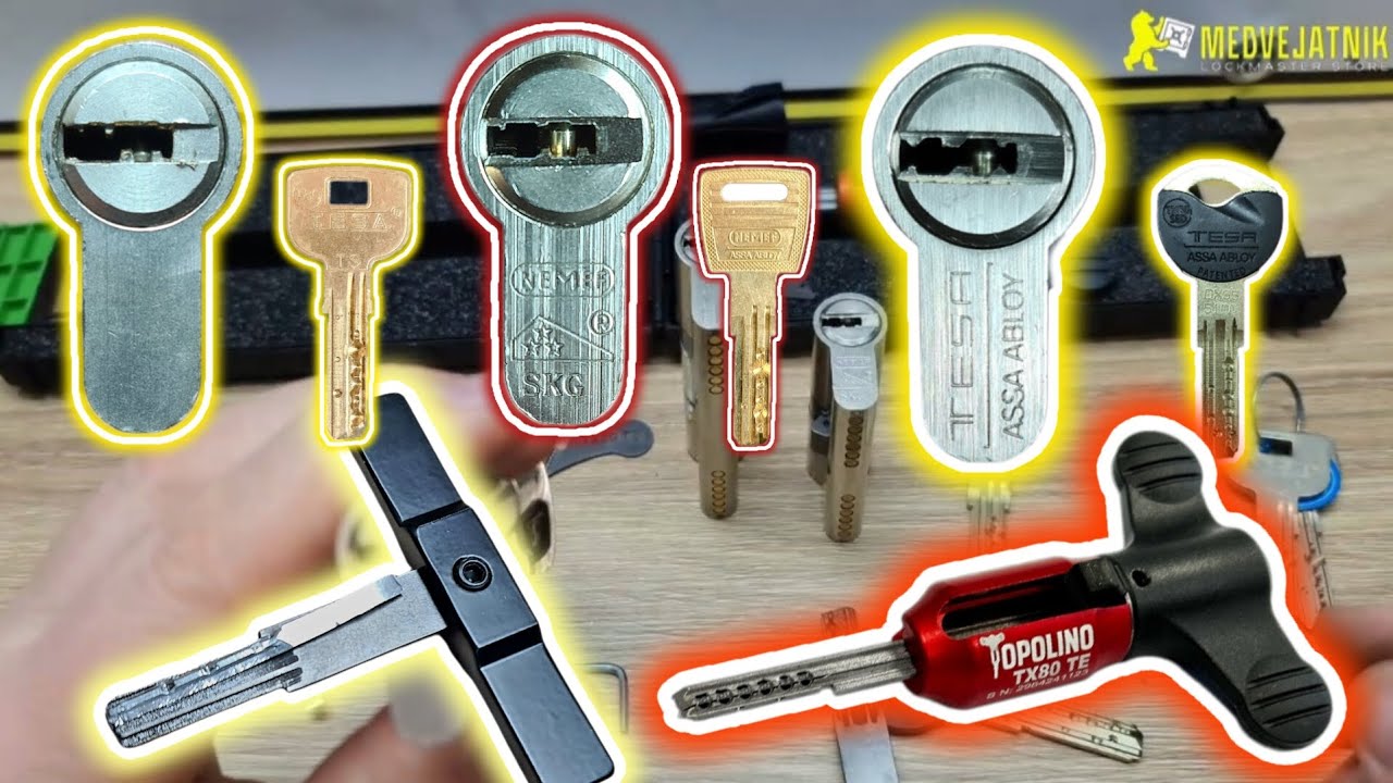 ⚠️Какой инструмент лучше для #Tesa-TX80 обзор отмычек для Испанских замков