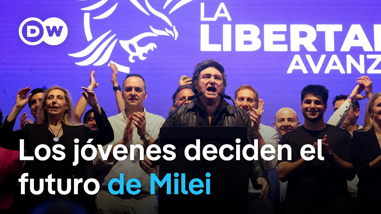 Voto joven definir&aacute; el futuro del gobierno de Milei en Argentina