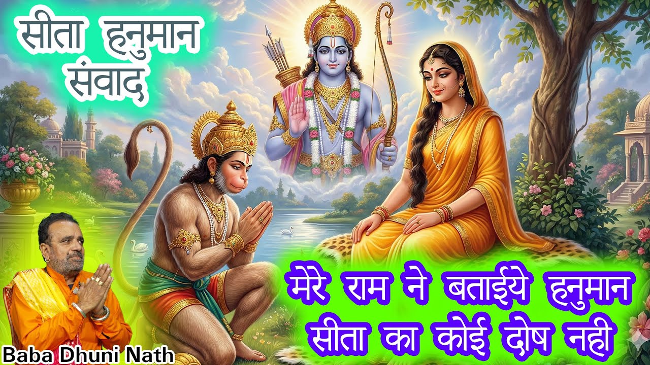 सीता हनुमान संवाद | मेरे राम ने बताईये हनुमान  सीता का कोई दोष नही | Baba Dhuni Nath | Sant Cassette