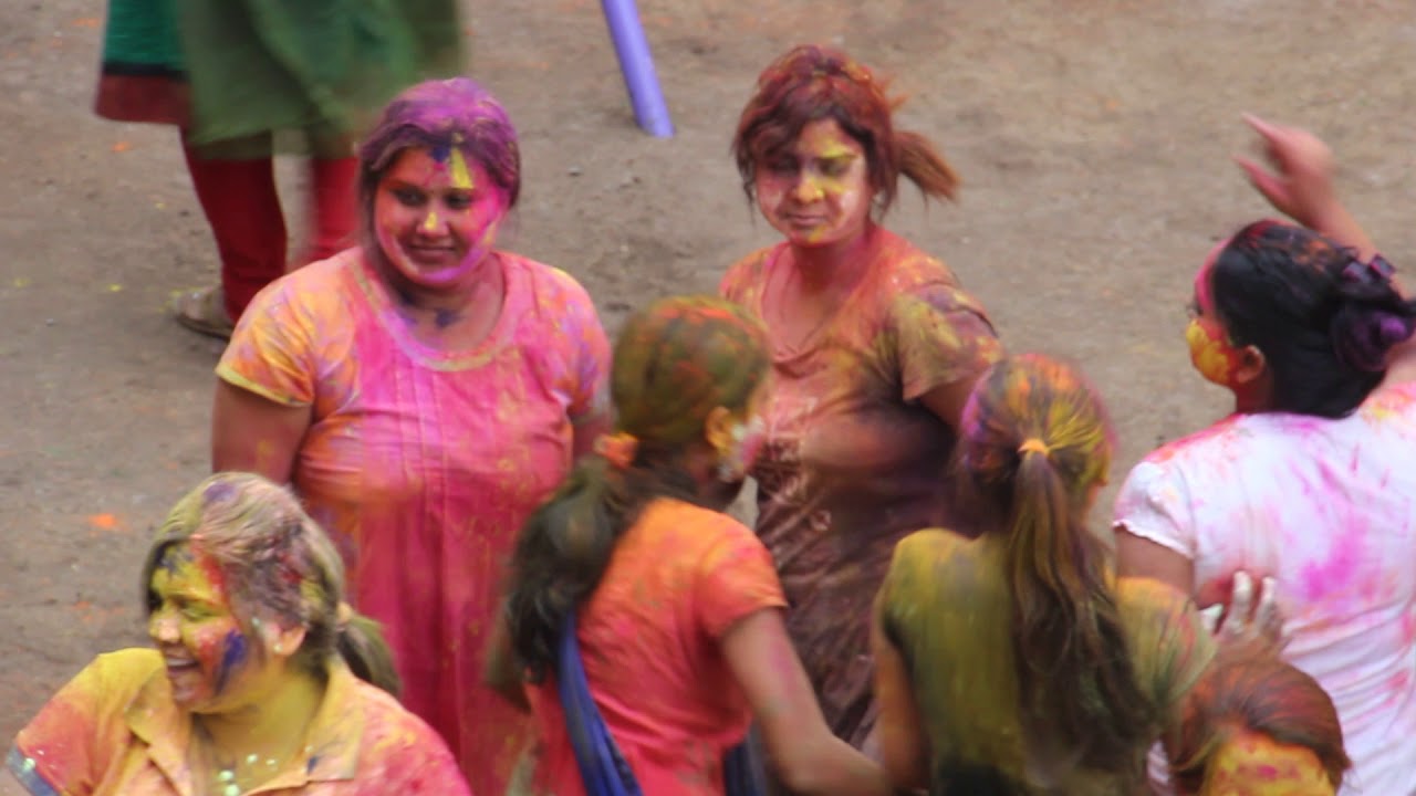 Happy Holi at Flamingo Housing Society 2nd March 2018  Part I