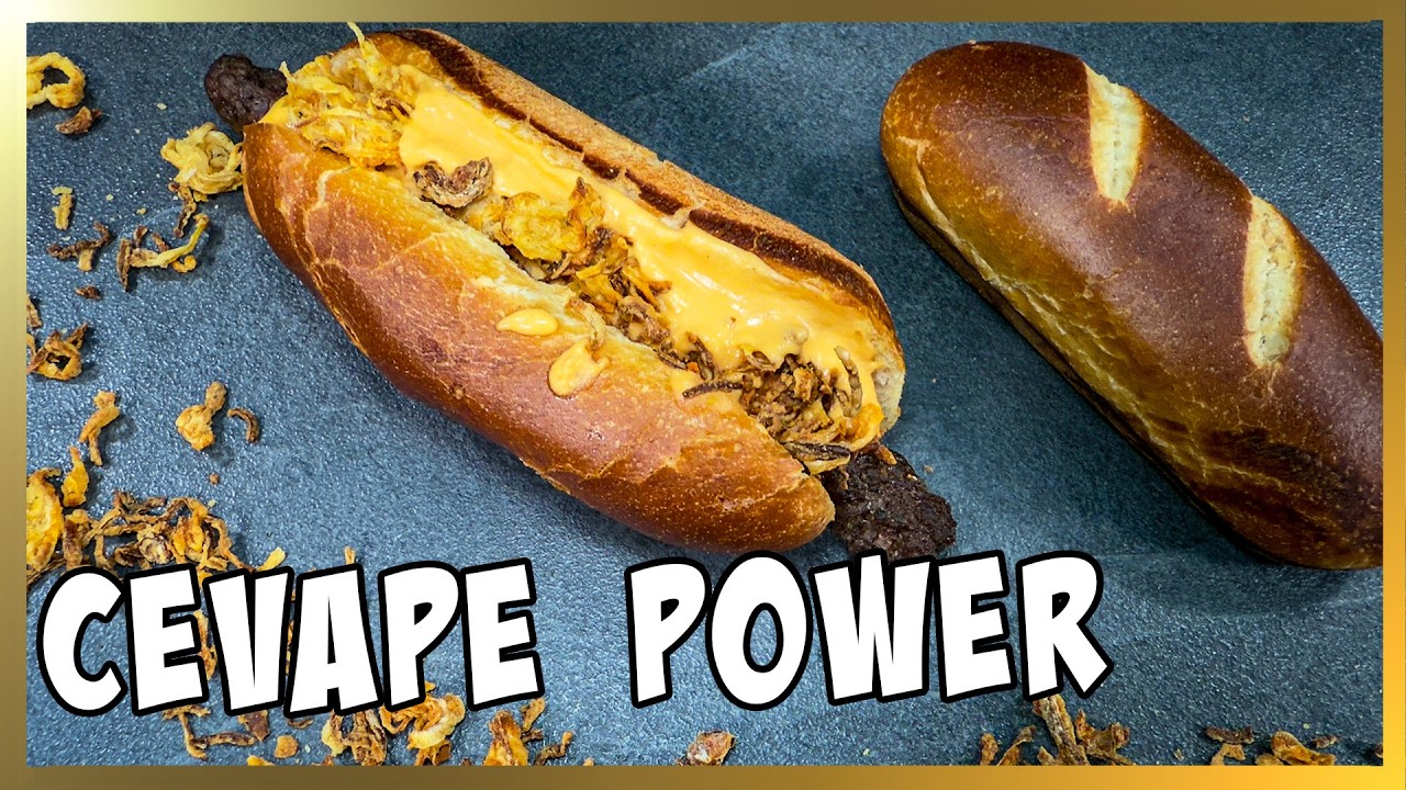 Balkan Hotdog – Cevapcici & Käsesauce im Brioche Bun! 🤯🔥| @M&G BBQ