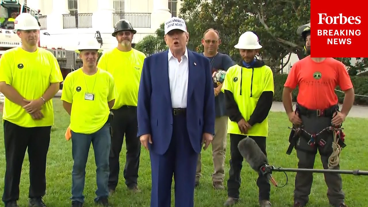 BREAKING NEWS: Trump Takes Question After Questions About Iran, Federal Reserve On White House Lawn