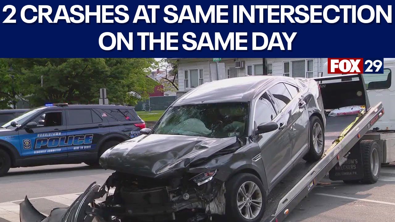 2 crashes occur at the same intersection 6 hours apart