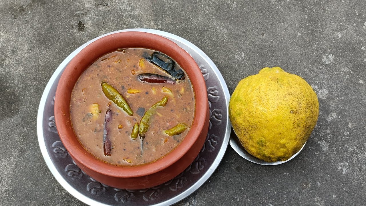 #దబ్బకాయసాంబార్#DhabbakaayaSaambaar#CitronSambaar#நார்த்தங்காய்குழம்பு.