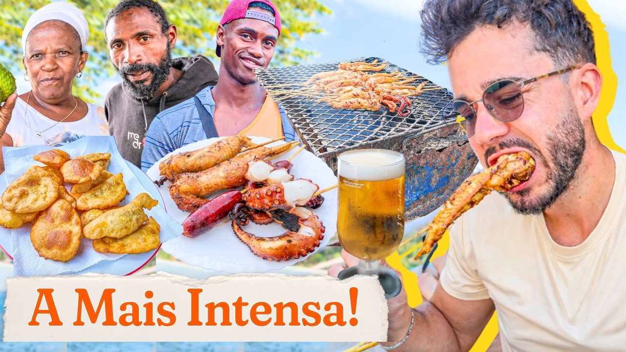 Comida de Rua na ilha mais intensa de Cabo Verde - Santiago
