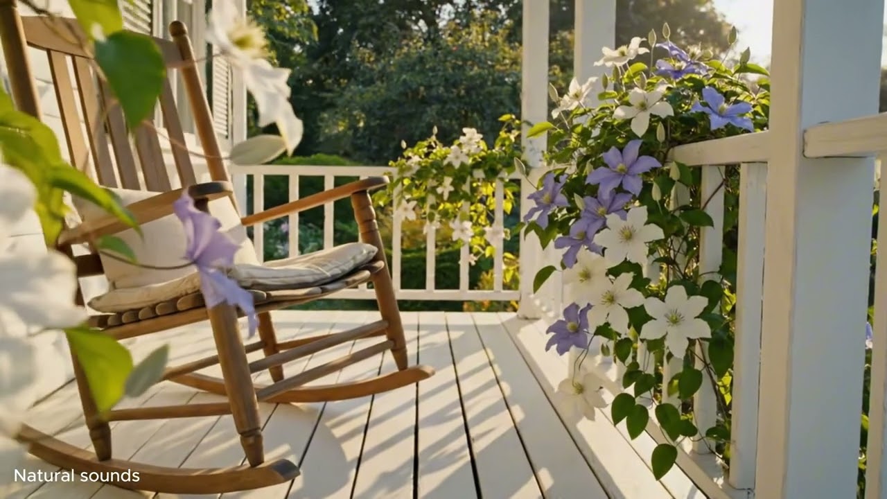 Relaxing Walk Through a Quiet Flower Forest