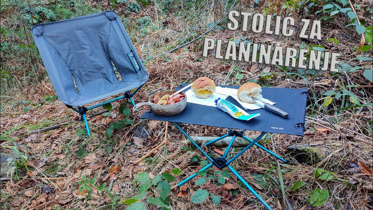 Test: lagani stolić za kampovanje i planinarenje - Helinox Table One