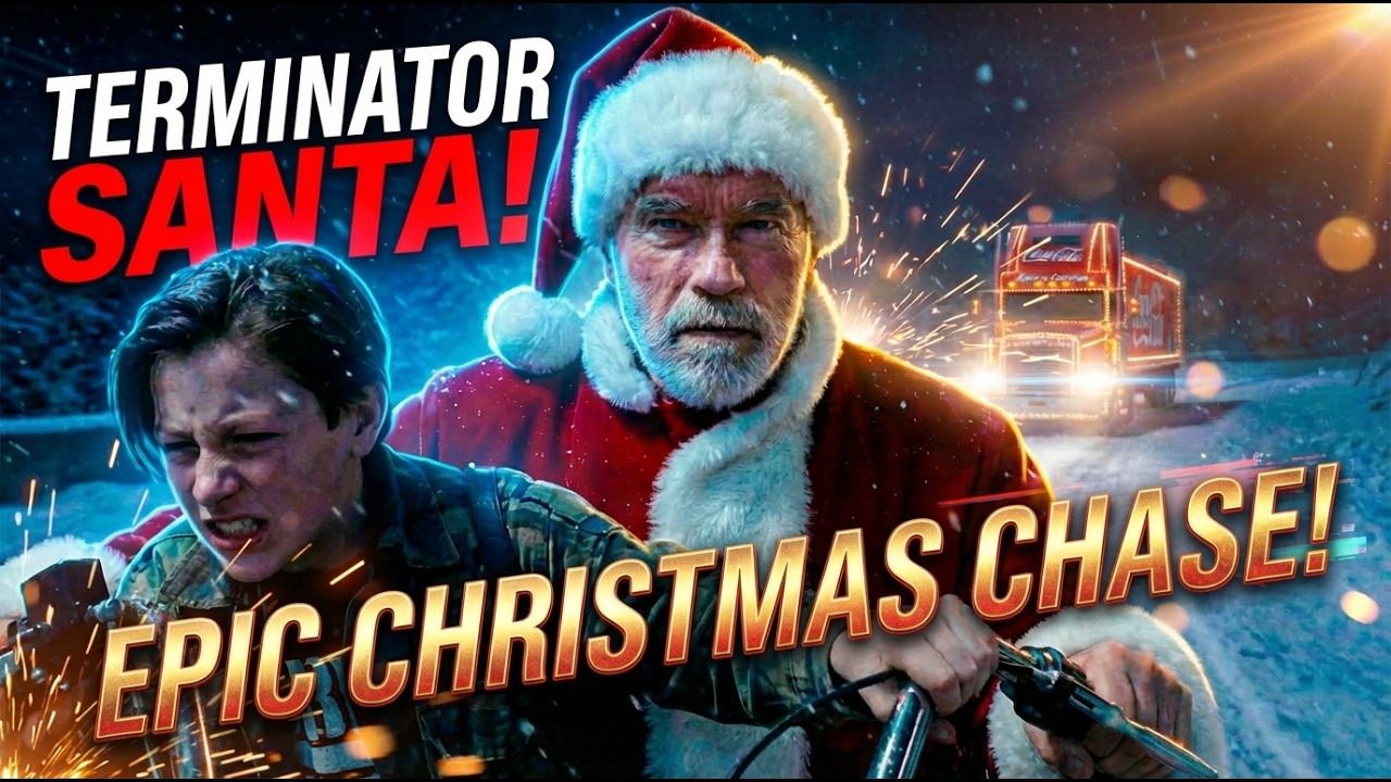 What if Terminator 2 Was a CHRISTMAS Movie? (AI Made Arnold Santa Claus)