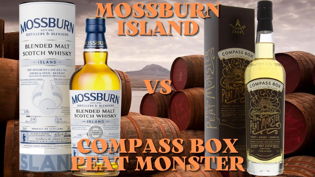 MOSSBURN ISLAND vs COMPASS BOX PEAT MONSTER / обзор и дегустация виски
