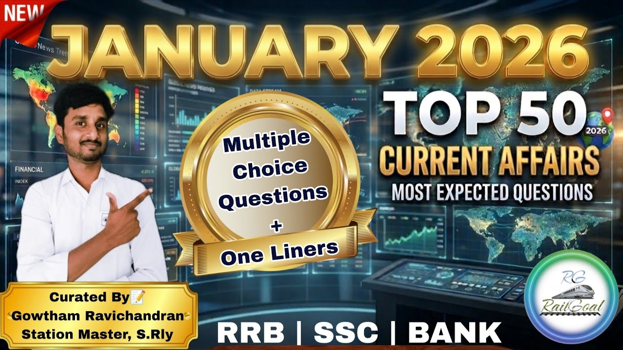 MOST IMPORTANT CURRENT AFFAIRS JANUARY 2026 #currentaffairs2026 #januarycurrentaffairs2026 