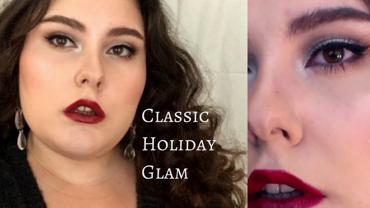 Cool Toned Classic Holiday Glam using Drugstore Makeup! | kfea