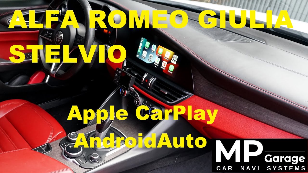Alfa Romeo Giulia / Stelvio 2016-2019 upgrade box AppleCarPlay  AndroidAuto