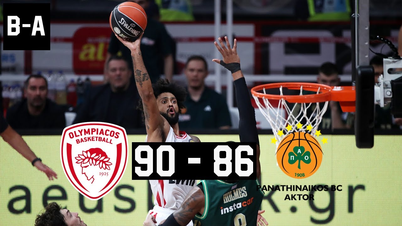 Olympiacos - Panathinaikos 90-86 | Full Highlights | GBL Round 2 | 12.10.2025
