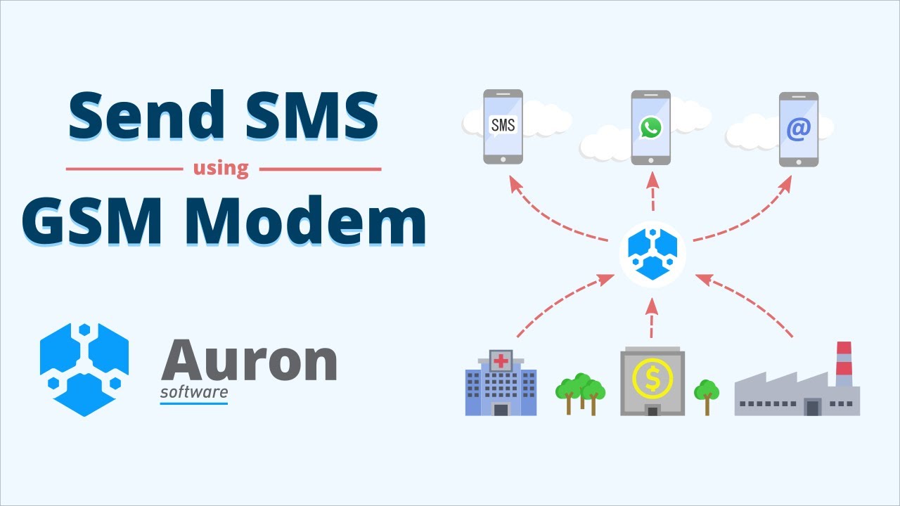 Auron SMS Server - Send SMS using a GSM modem